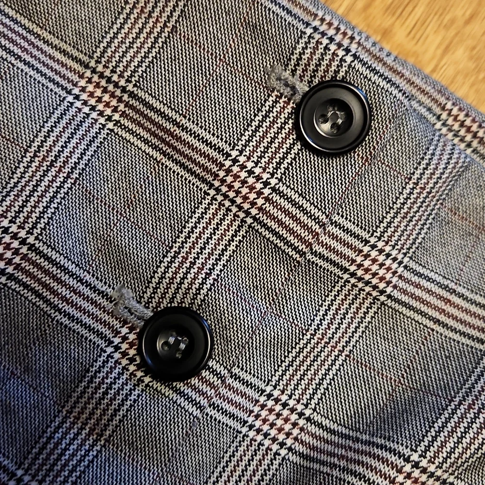 NWT F21 preppy plaid mini skirt sz M - Picture 2 of 3